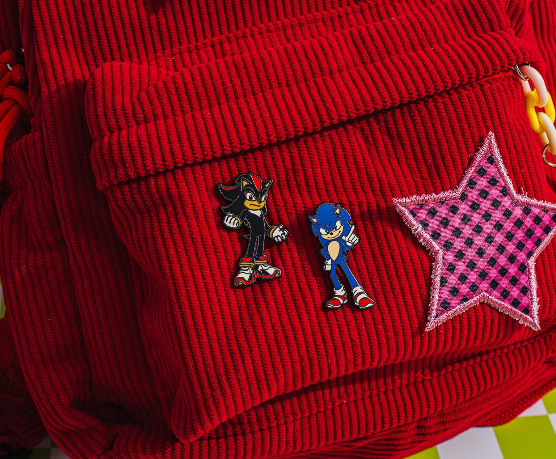 Sonic the Hedgehog Sonic and Shadow Collectible Enamel Pin Set