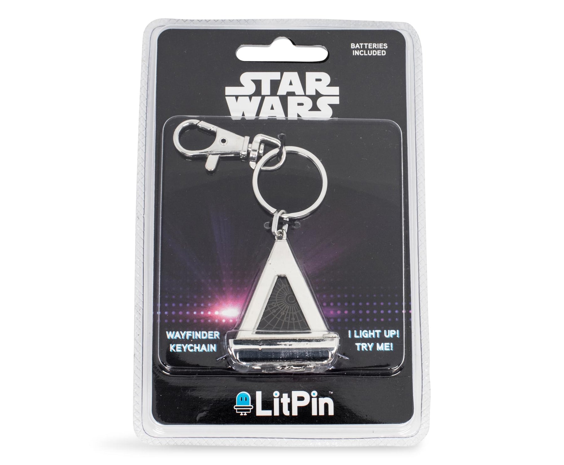 Star Wars The Rise of Skywalker Light-Up Wayfinder Car & Backpack Keychain Ring