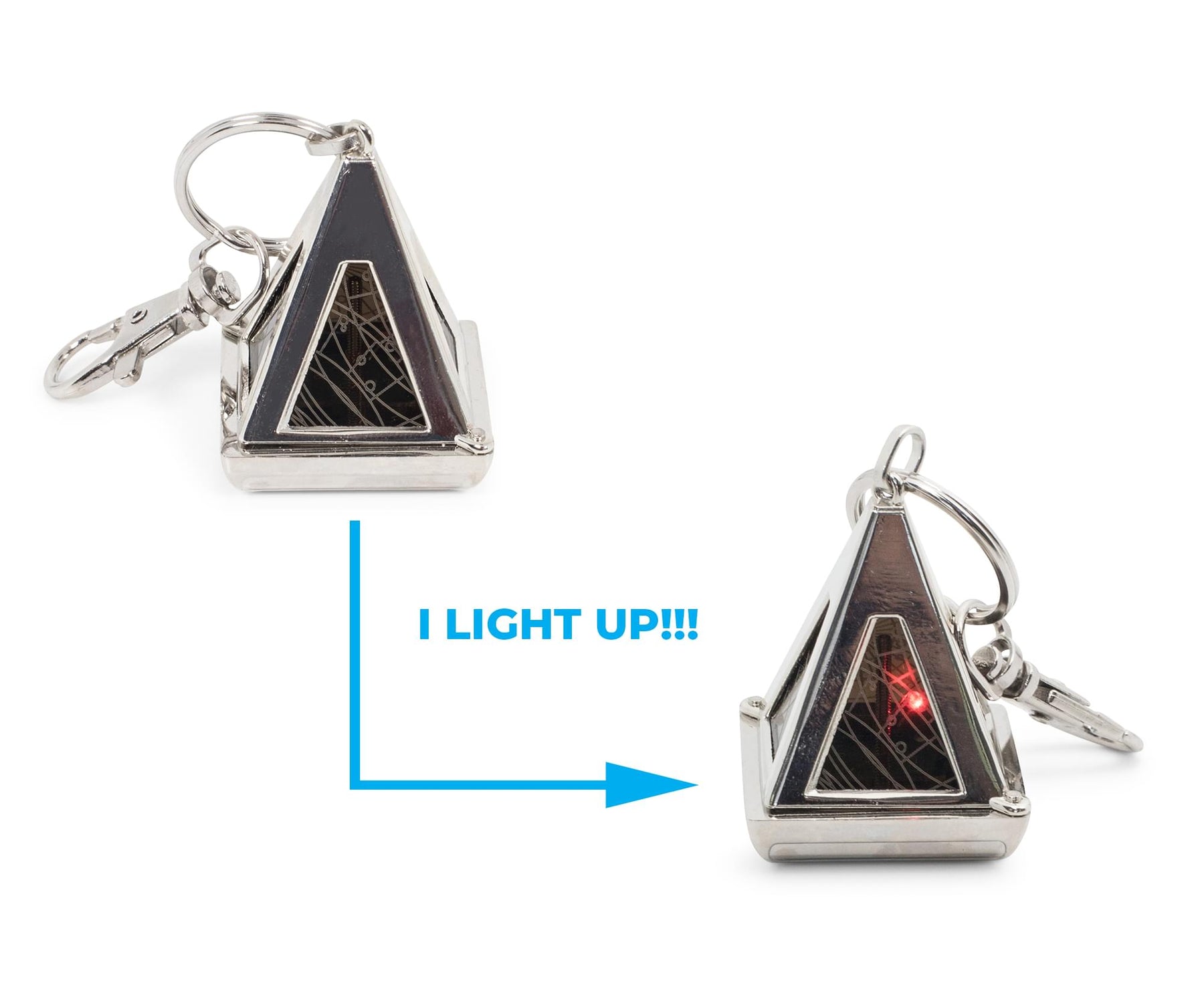 Star Wars The Rise of Skywalker Light-Up Wayfinder Car & Backpack Keychain Ring