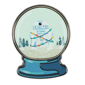 Star Wars R2-D2 Holiday Winter Snow Globe Enamel Pin