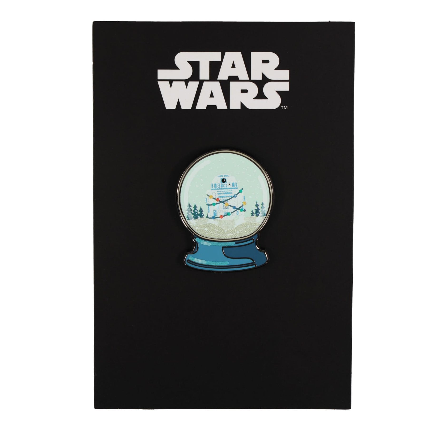 Star Wars R2-D2 Holiday Winter Snow Globe Enamel Pin