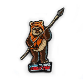 Star Wars Ewok Wicket Exclusive Collectible Character Pin | Measures 2.5 Inches