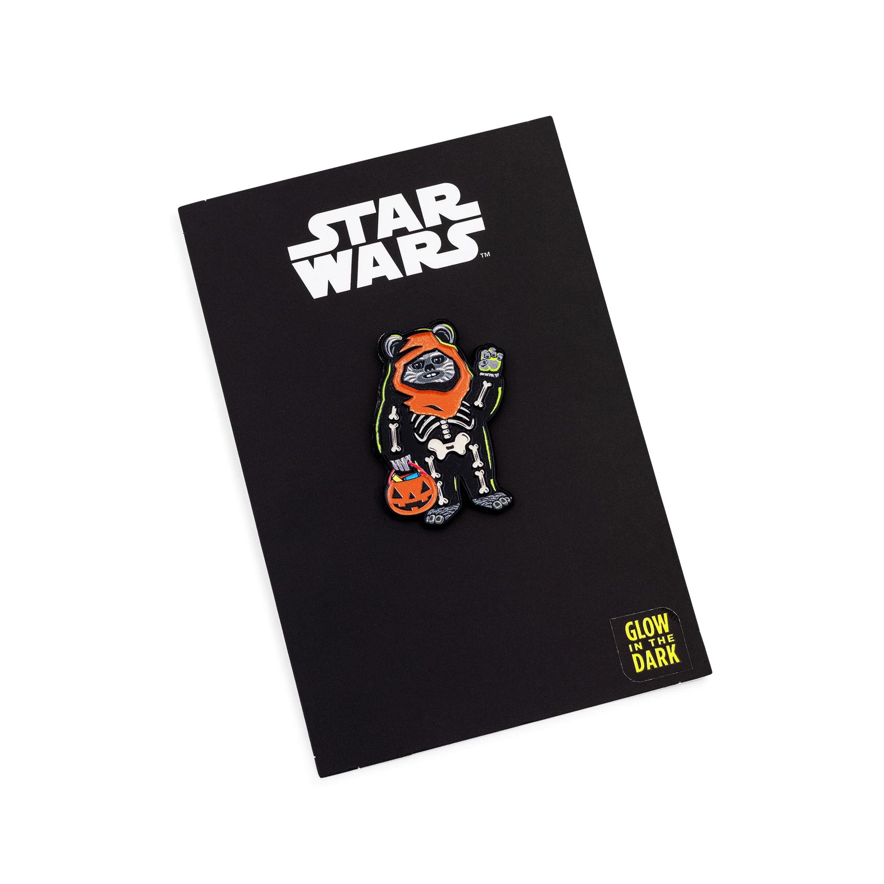 Star Wars Wicket Skeleton Glow-In-The-Dark Enamel Pin | Toynk Exclusive