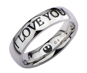 Star Wars I Know Stainless Steel Ring