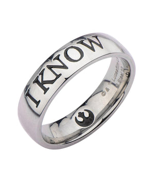 Star Wars I Know Stainless Steel Ring