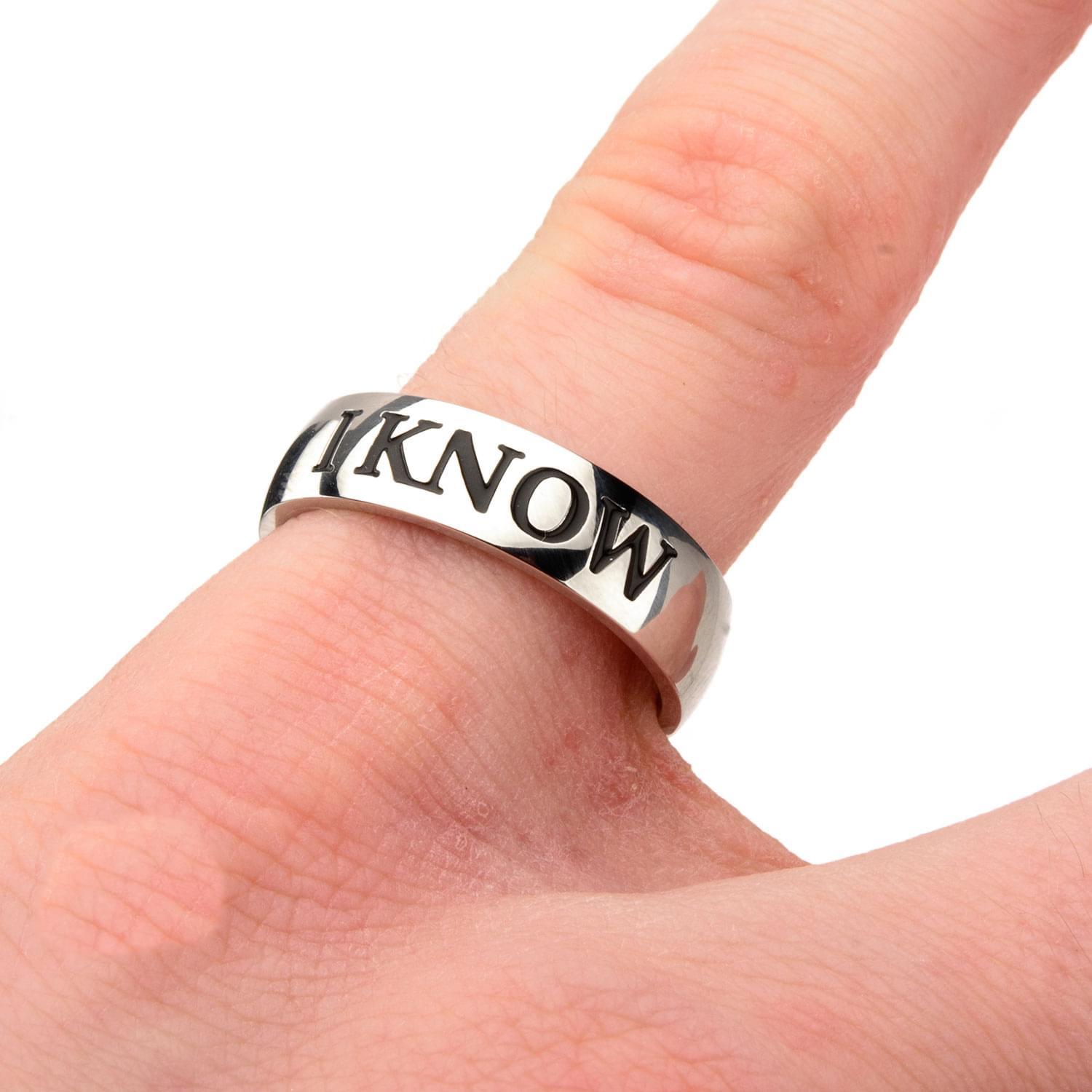 Star Wars I Know Stainless Steel Ring