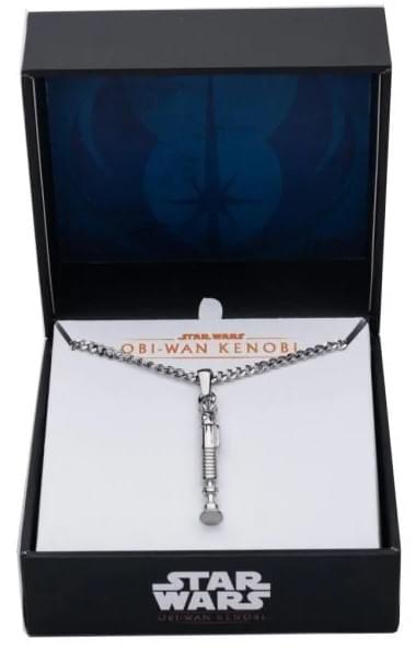 Star Wars Obi-Wan Kenobi 3D Lightsaber Handle Pendant Necklace