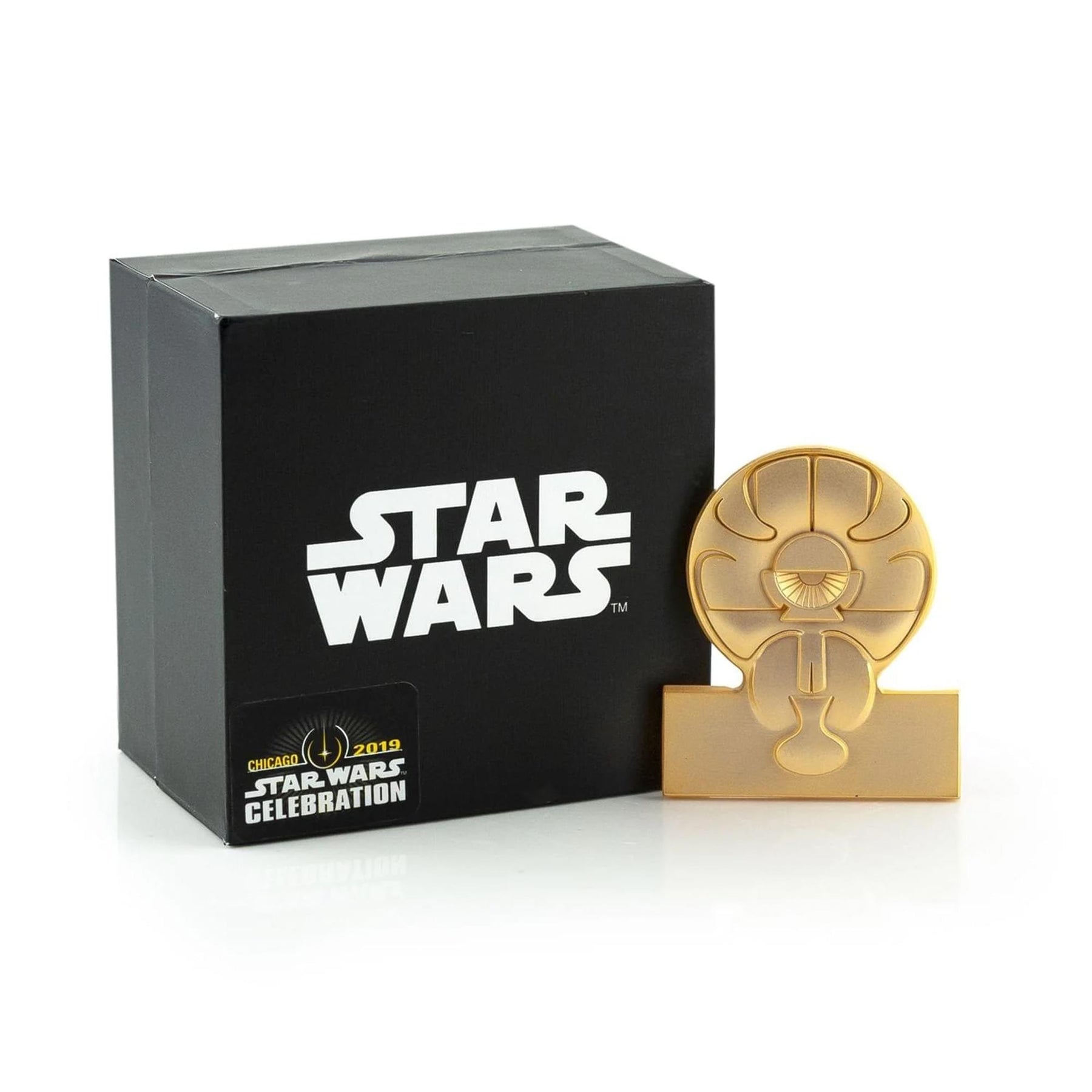 Star Wars Yavin Medal of Bravery Pin | 24-Karat Gold Plated Medal of Yavin Pin