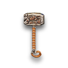 OFFICIAL Thor Ragnarok Cracked Mjolnir Hammer | Enamel Collector Pin | 1.5" Tall