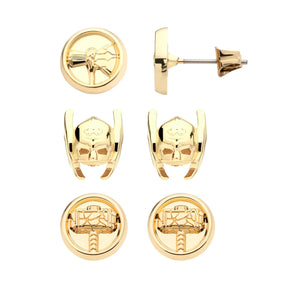 Marvel Thor: Love and Thunder 3-Piece Stud Earring Set