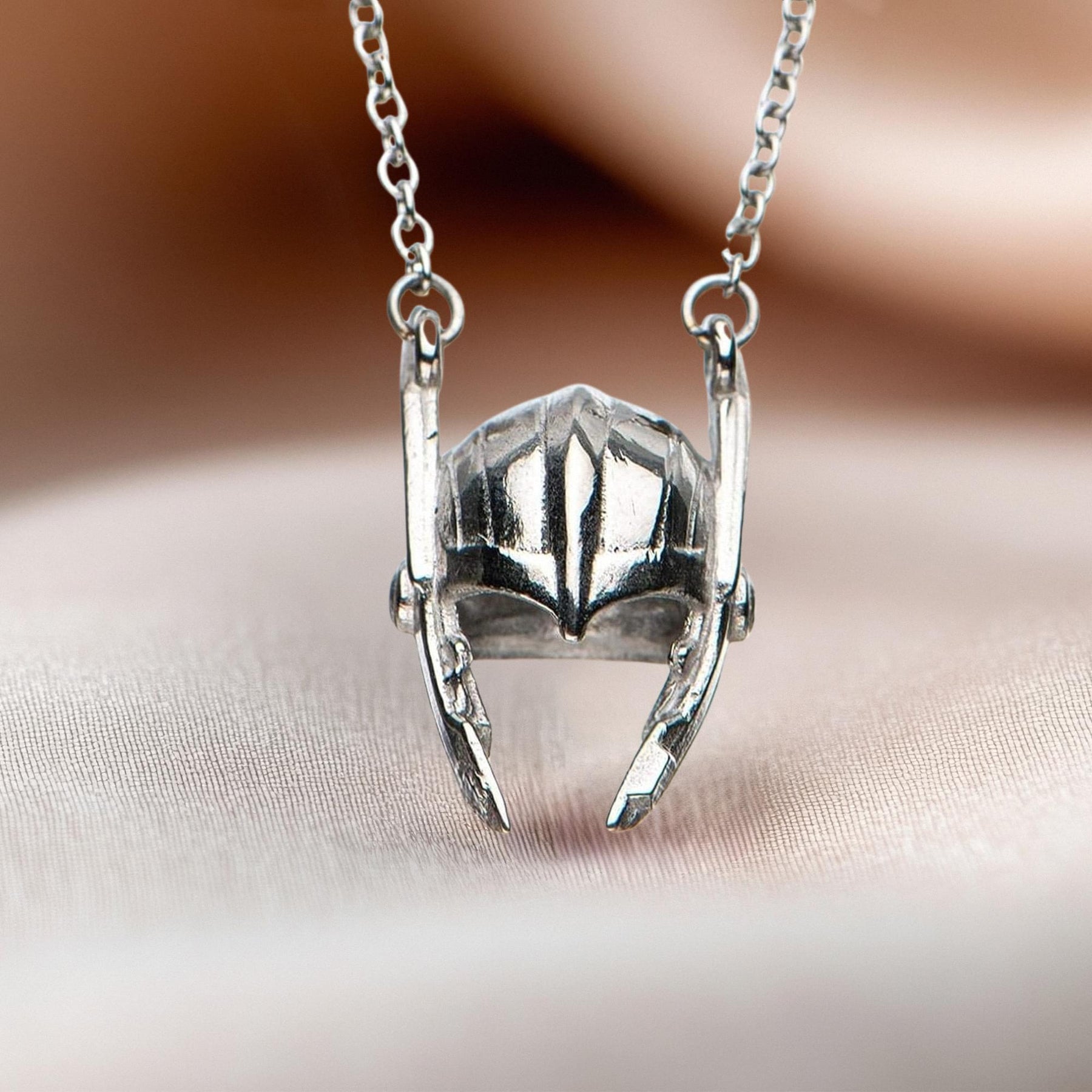 Marvel Thor's Helmet Stainless Steel Pendant Necklace