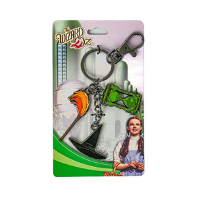 The Wizard of Oz Wicked Witch Multi-Charm Enamel Keychain