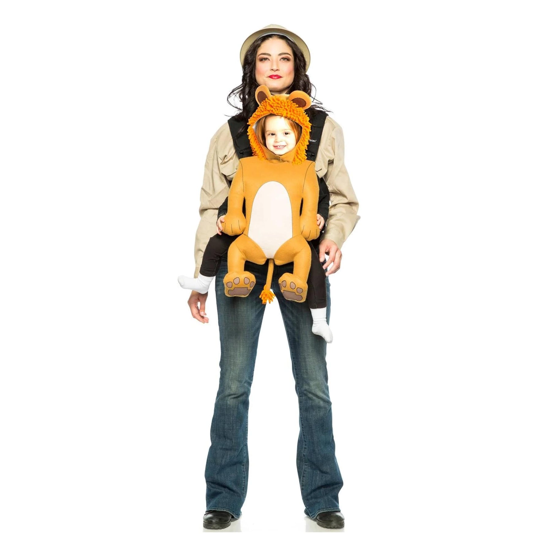 Safari Guide & Lion Baby Carrier Costume