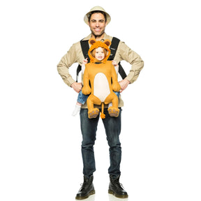 Safari Guide & Lion Baby Carrier Costume