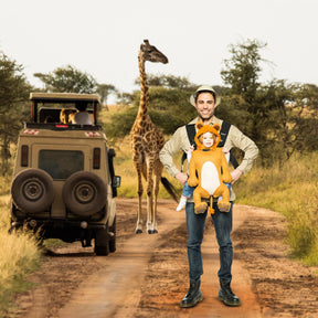 Safari Guide & Lion Baby Carrier Costume