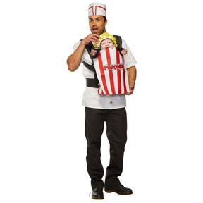 Movie Usher & Popcorn Adult & Infant Carrier Costume | One Size