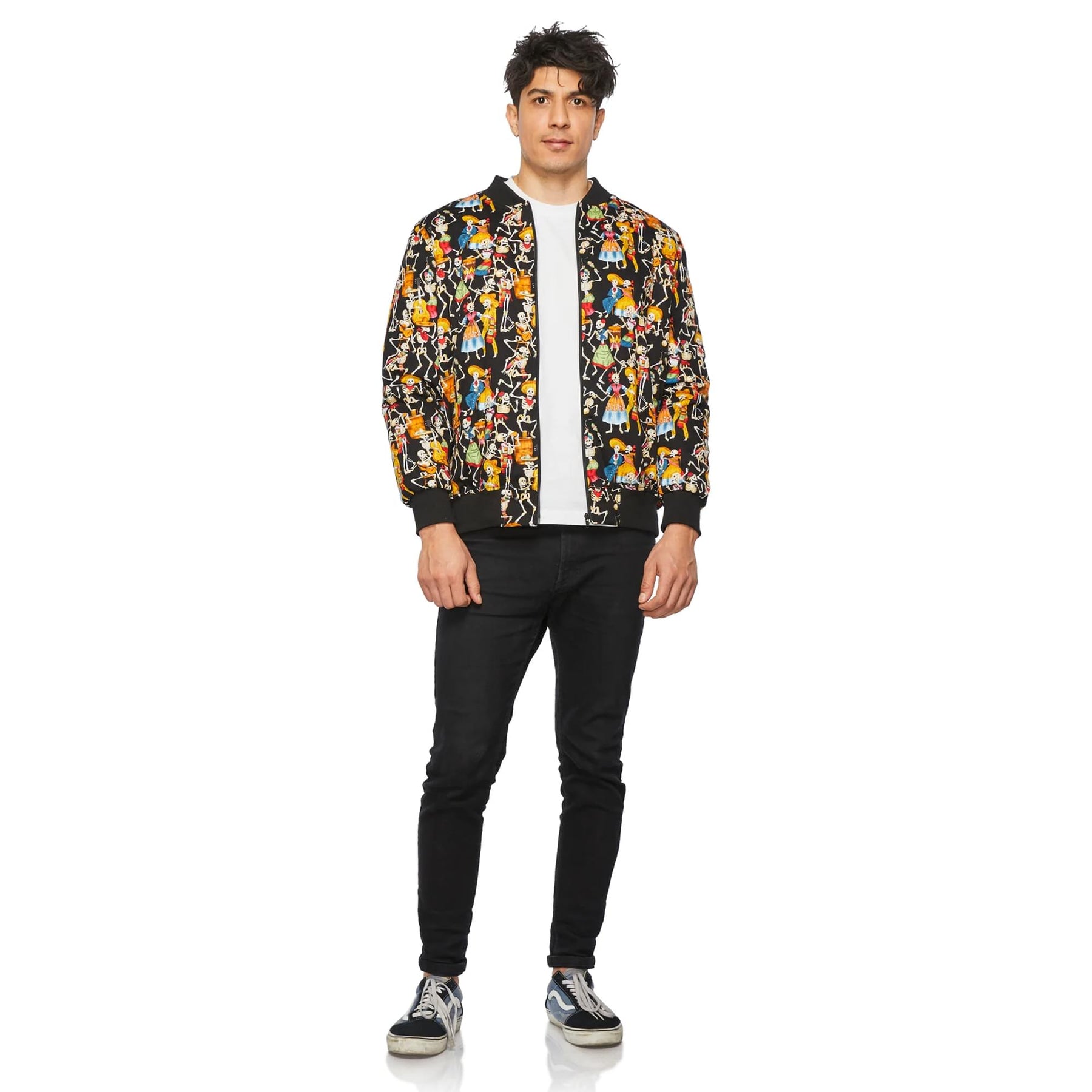 Day of Dead Bomber Jacket -  Unisex