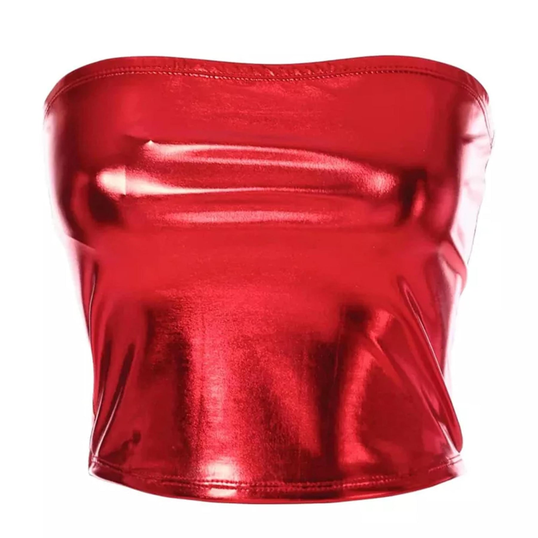 Liquid Metal Bandeau - Red