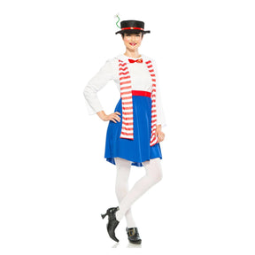 English Nanny Poppins Adult Costume