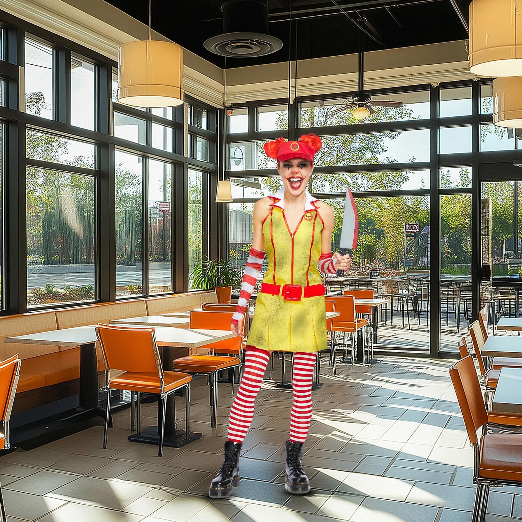 Evil Fast Food Clown Adult