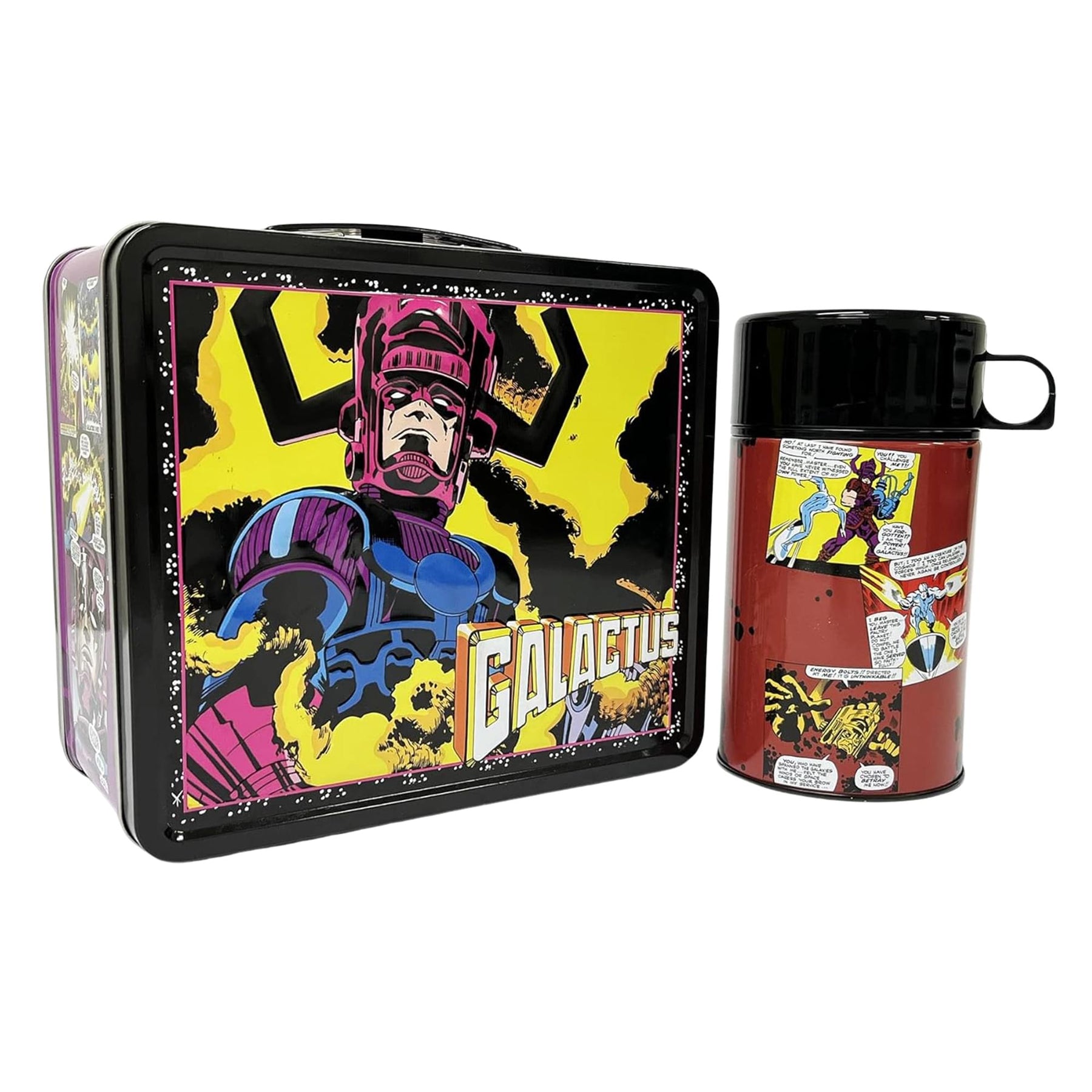 Marvel Galactus Tin Titans Lunchbox & Water Bottle