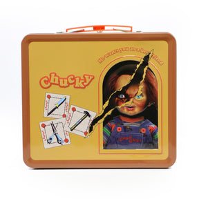 Child's Play Chucky Good Guys Tin Lunch Box with Beverage Container