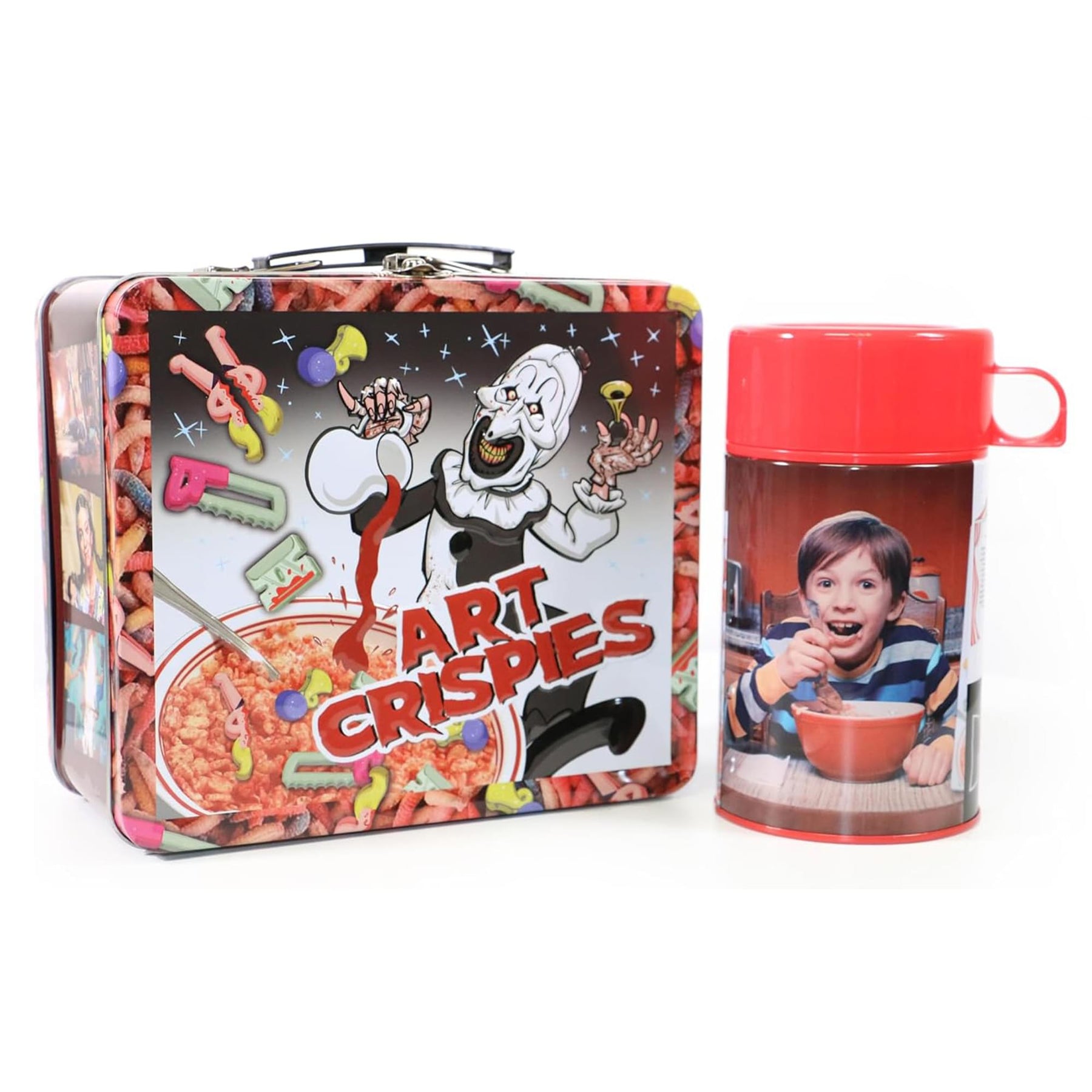 Terrifier Tin Lunch Box with Beverage Container