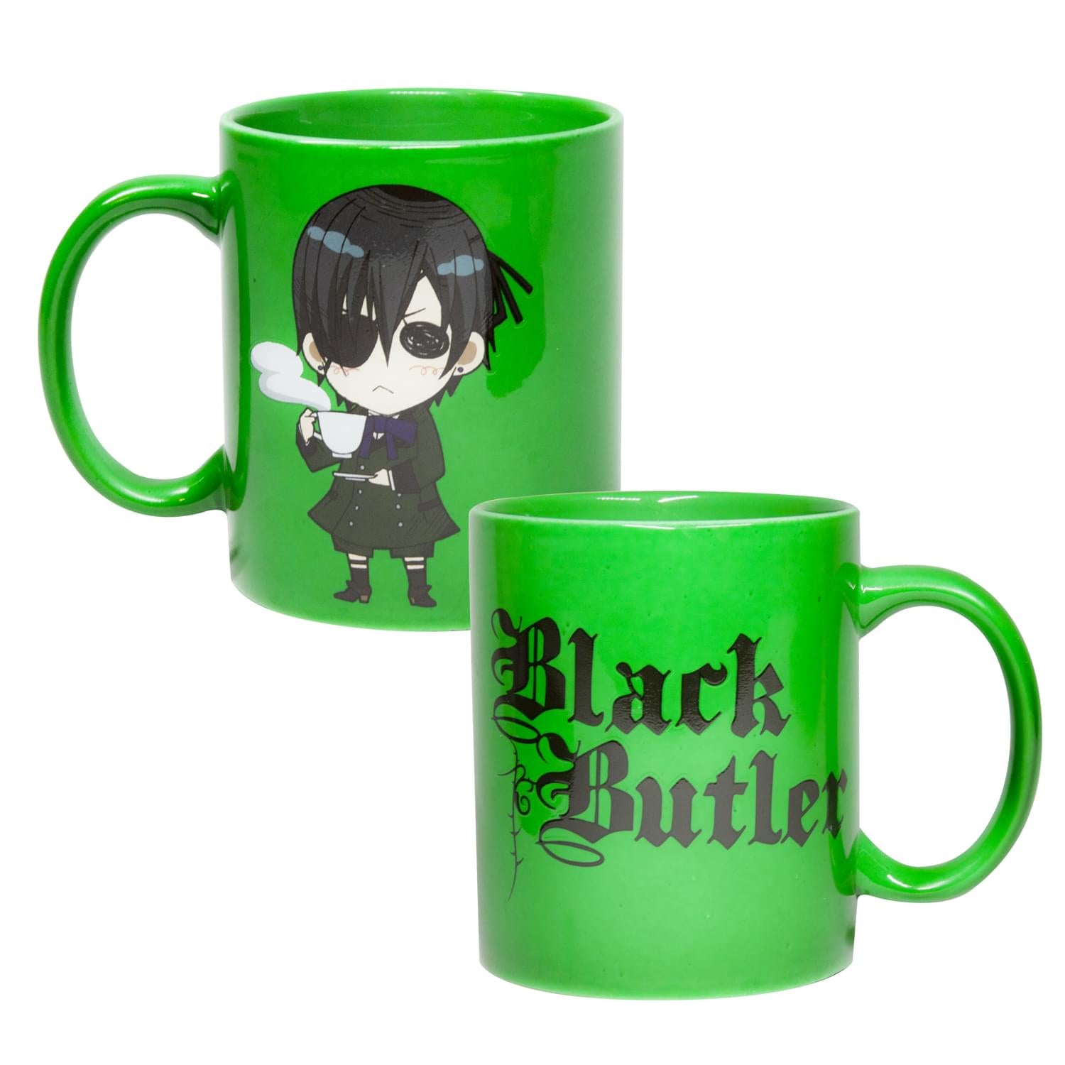 Black Butler Collectibles | Green Coffee Mug with Black Logo