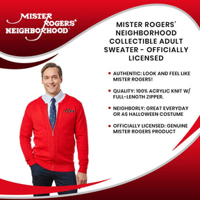 Mister Rogers’ Neighborhood Collectible Adult Sweater - Officially Licensed