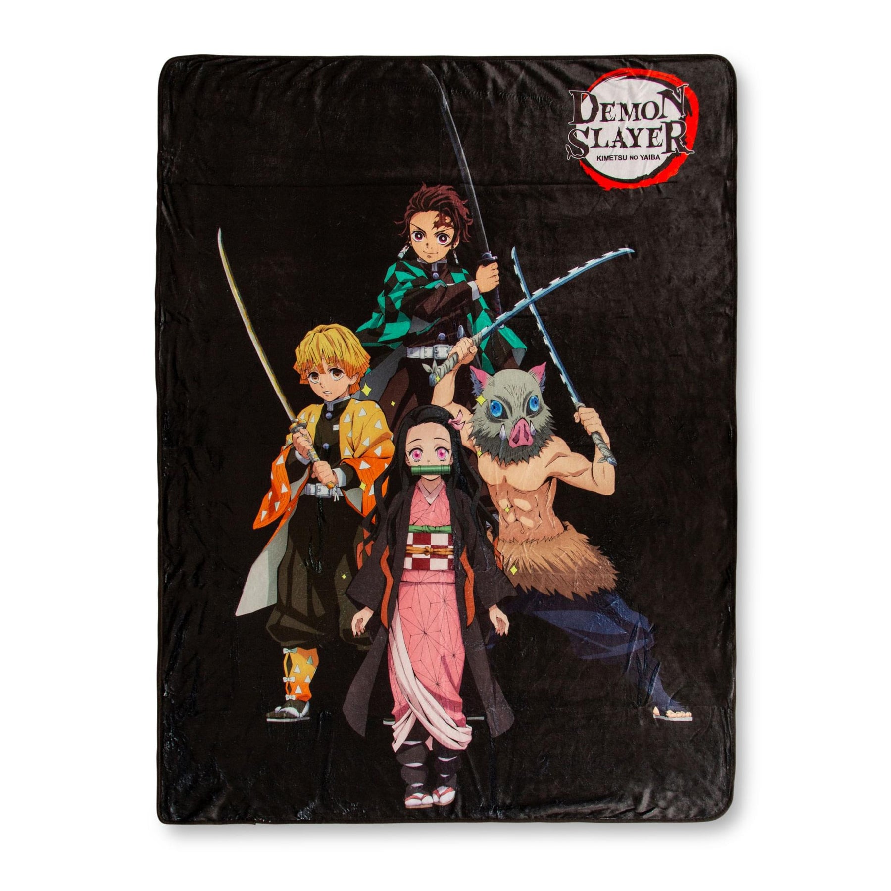 Demon Slayer Group 45 x 60 Inch Fleece Throw Blanket