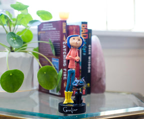 Coraline with Cat PVC Bobble Figure | 6.5 Inches Tall