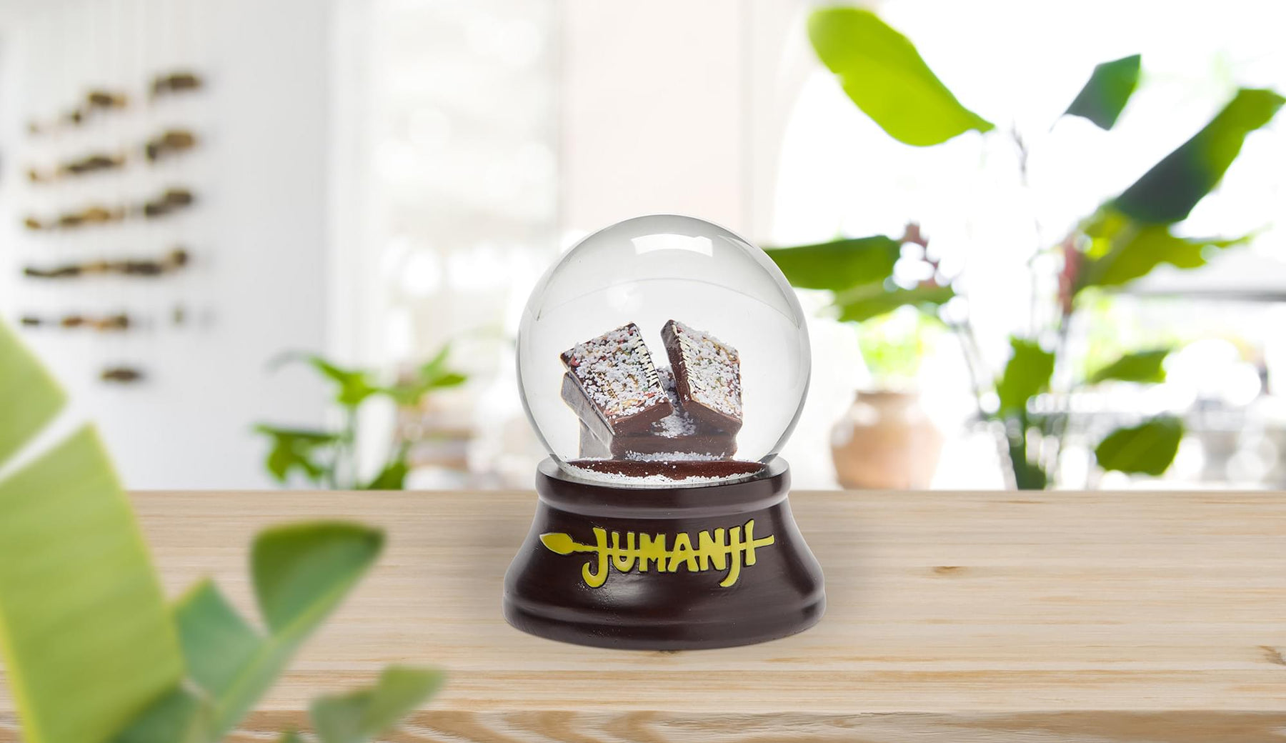 Jumanji Classic Board Game Collectible Snow Globe Gift | Measures 5 x 4 Inches