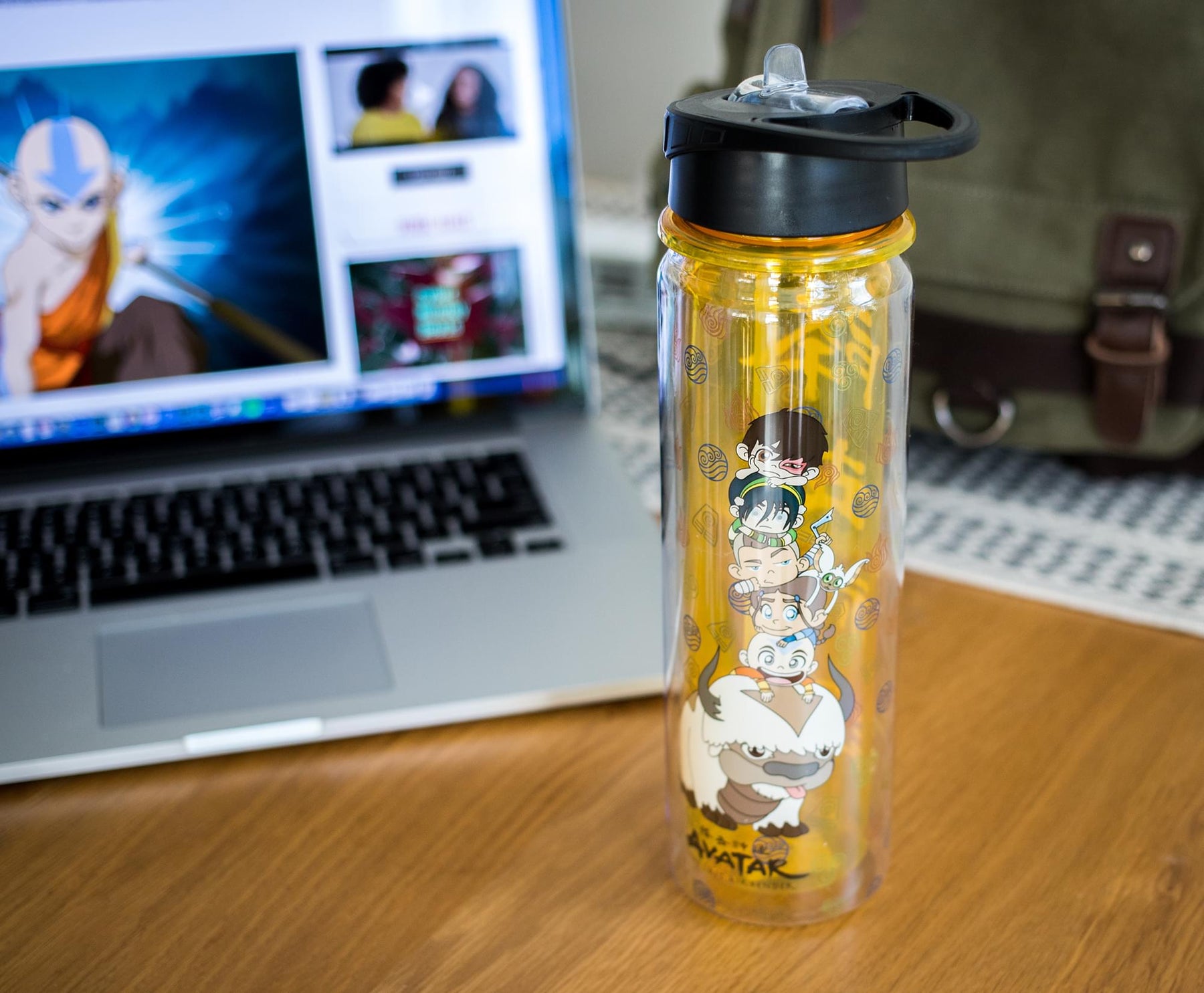 Avatar: The Last Airbender Characters Water Bottle | Holds 16 Ounces