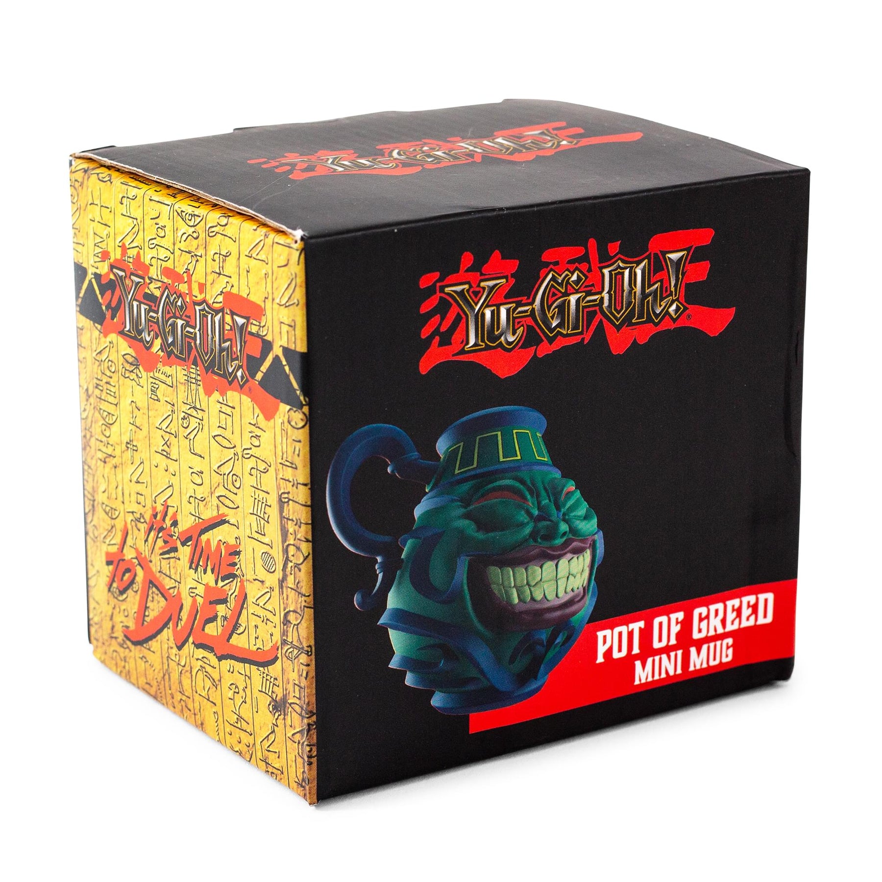 Yu-Gi-Oh! Pot Of Greed Sculpted Ceramic Mini Mug | Holds 2 Ounces