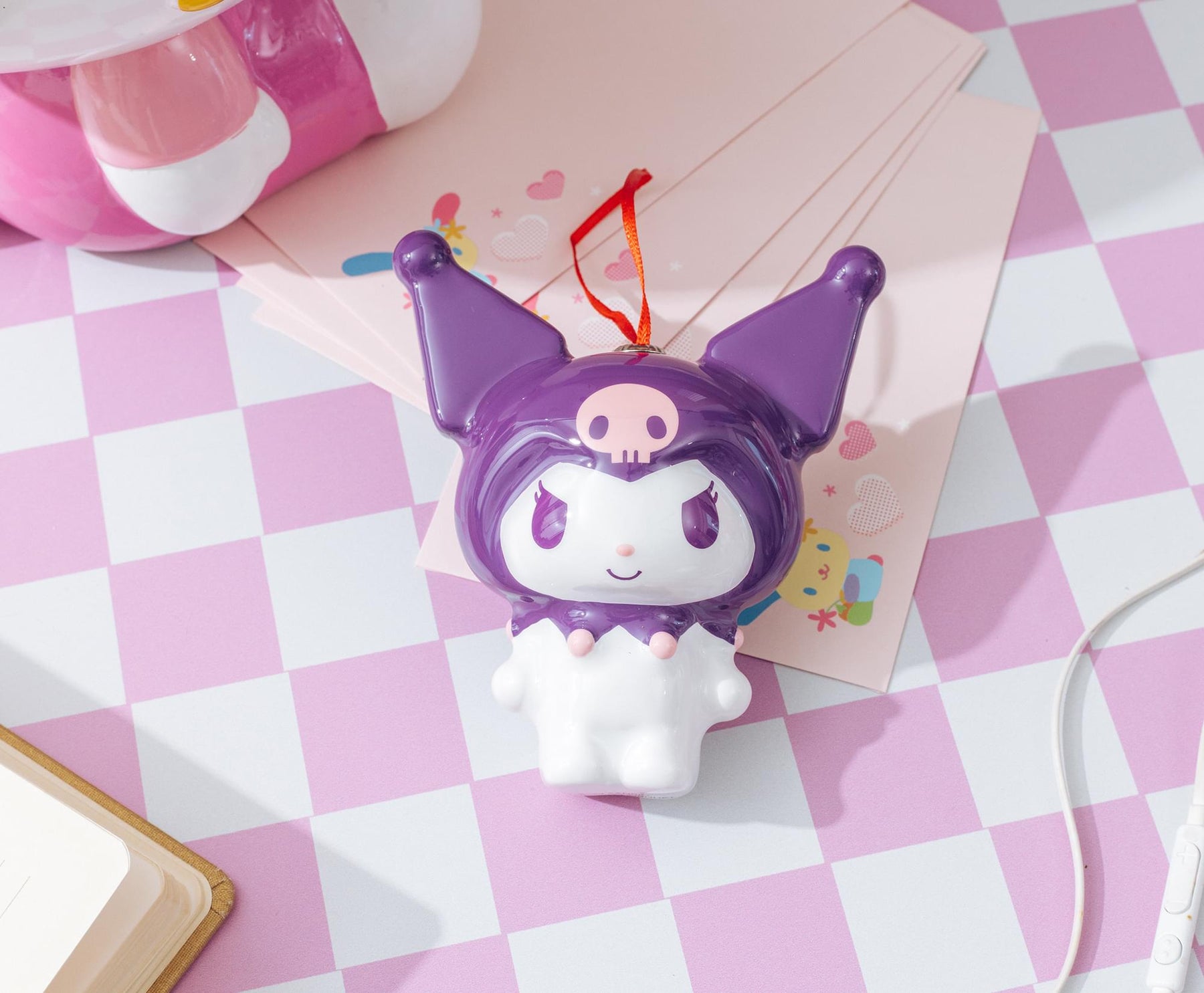 Sanrio Kuromi 4-Inch Shatterproof Decoupage Ornament