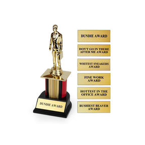 The Office Dundie Award Replica With 6 Interchangeable Plates | 8 Inches Tall