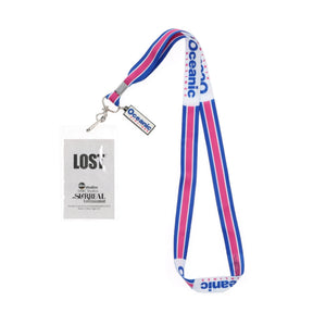 Lost Oceanic Airlines Lanyard with ID Card & Charm