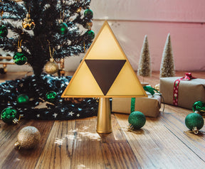 The Legend of Zelda 7-Inch Triforce Light-Up Holiday Tree Topper Decoration