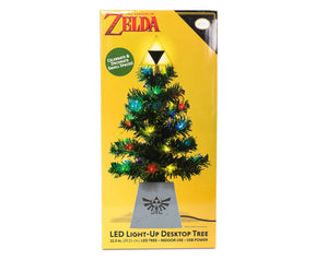 The Legend of Zelda Triforce LED USB-Powered Light-Up Desktop Holiday Tree