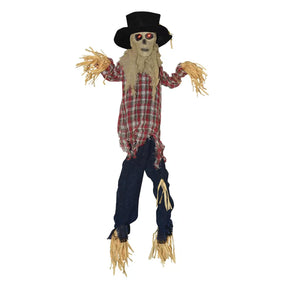 Sound Activated Kicking Scarecrow Halloween Decoration