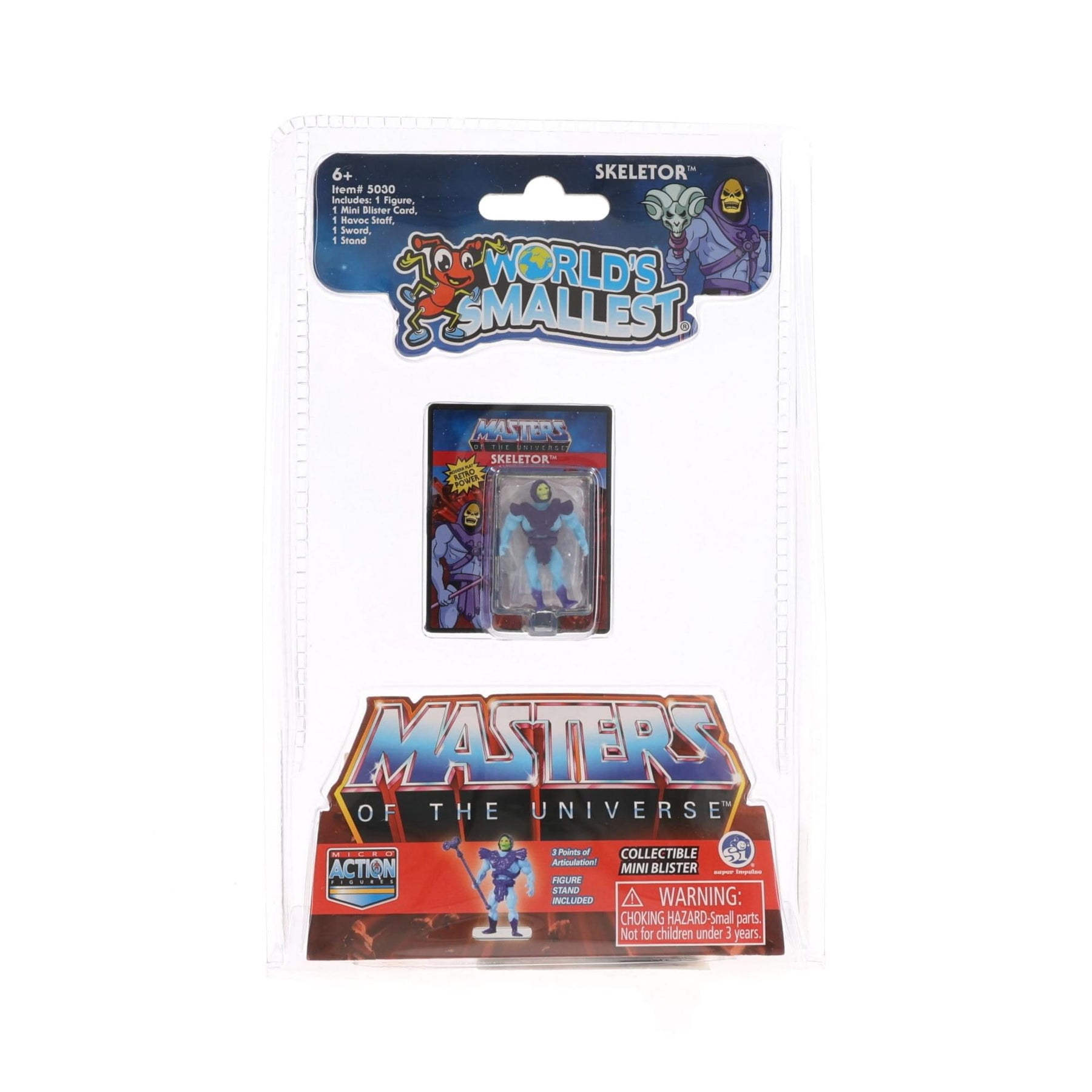 Masters of the Universe World's Smallest Micro Action Figure | Skeletor