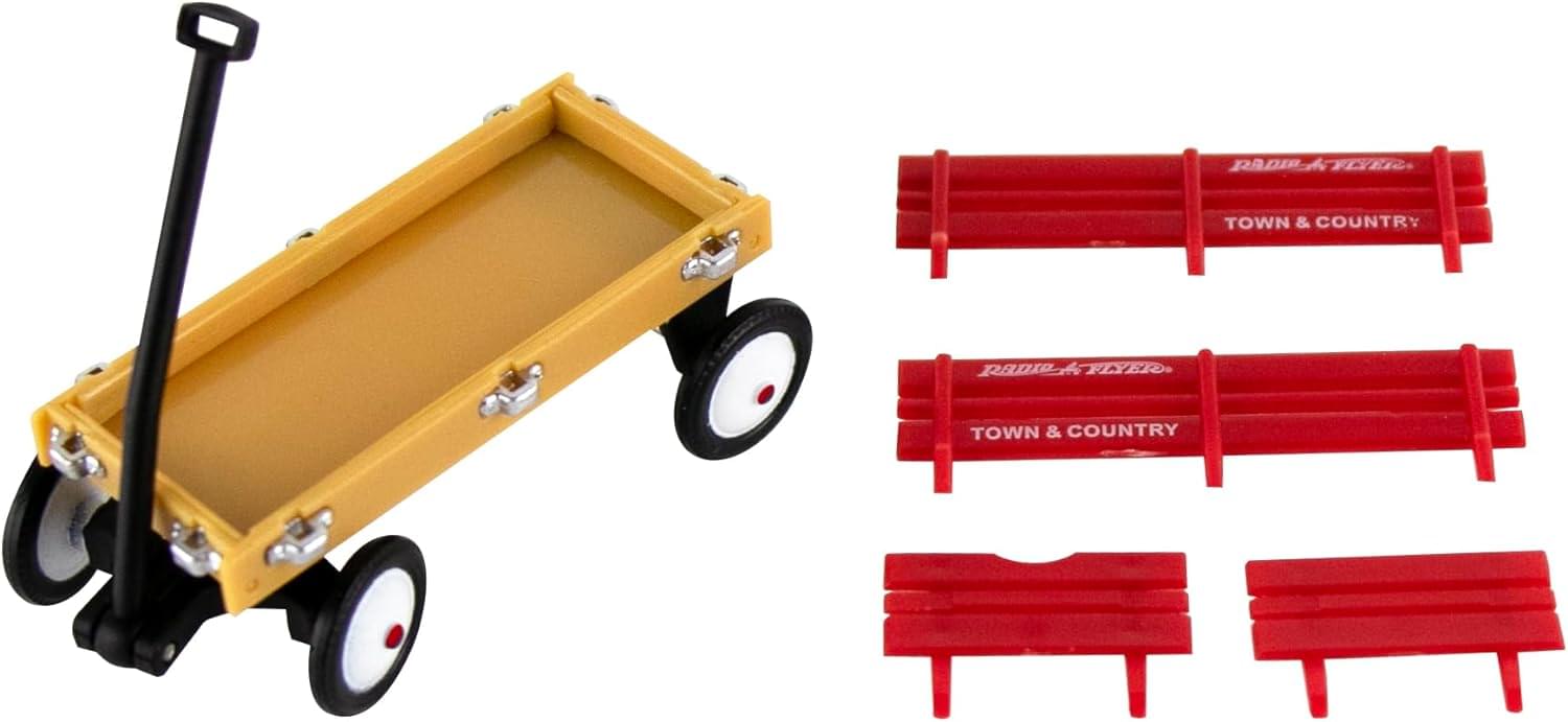 World's Smallest Radio Flyer Town & Country Wagon Toy