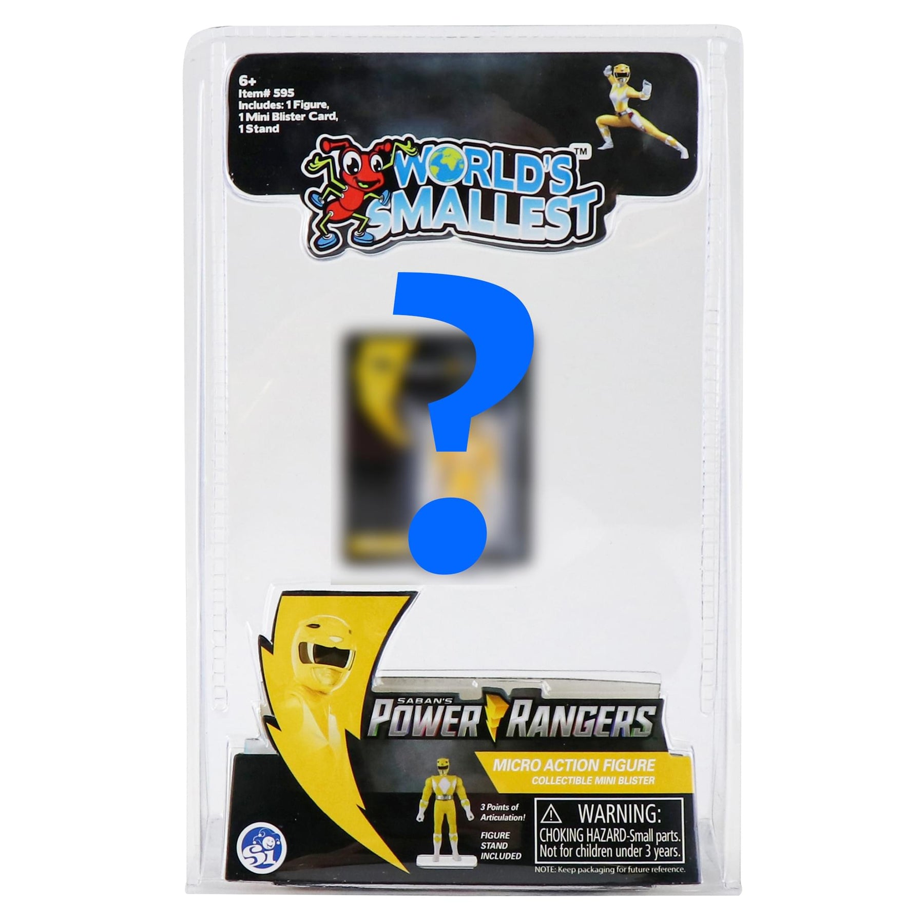 Worlds Smallest Power Rangers Micro Figure | One Random