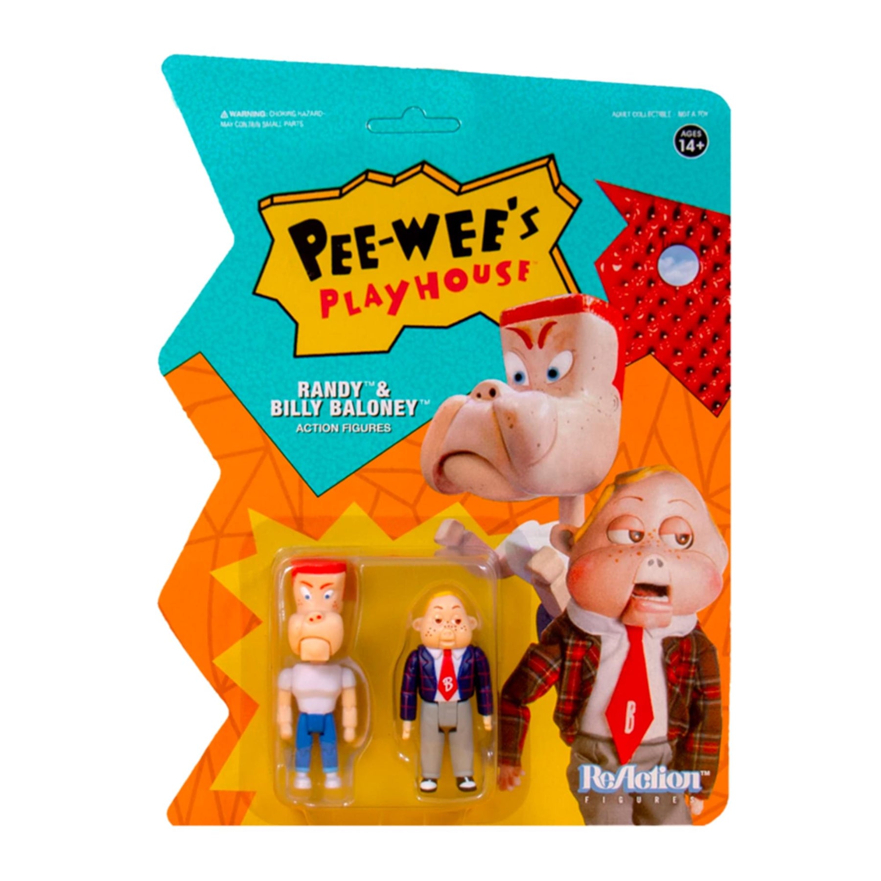 Pee-Wee's Playhouse 3.75 Inch ReAction Figure | Randy & Billy Baloney