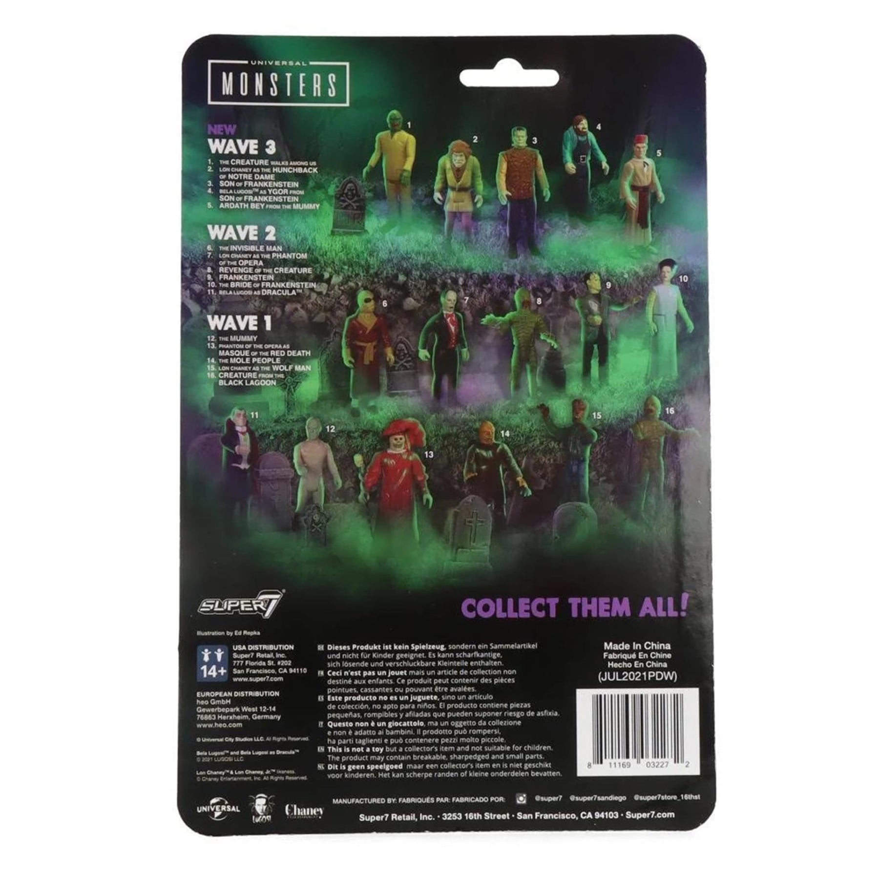 Universal Monsters 3.75 Inch ReAction Figure | Frankenstein