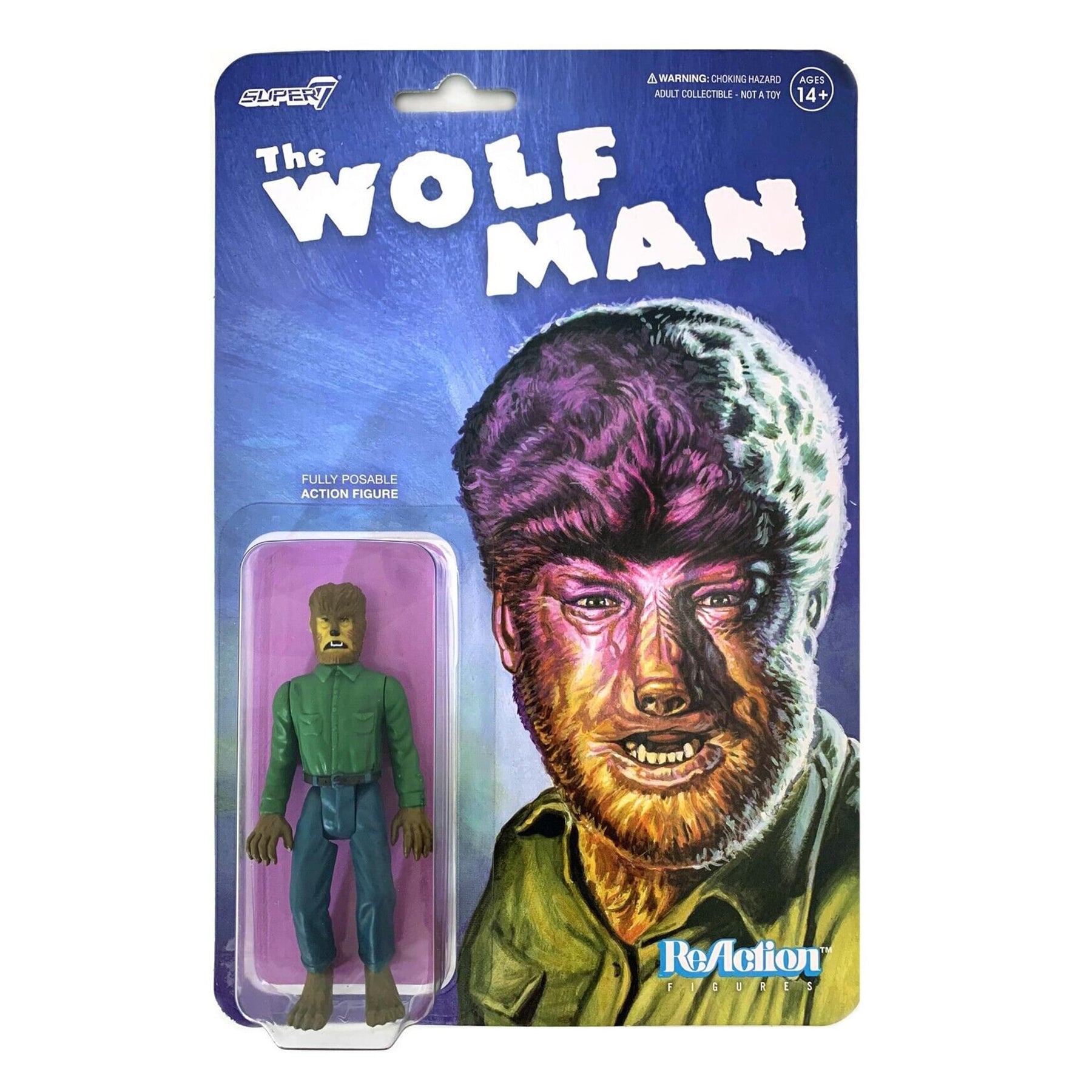 Universal Monsters The Wolf Man 3.75 Inch ReAction Figure