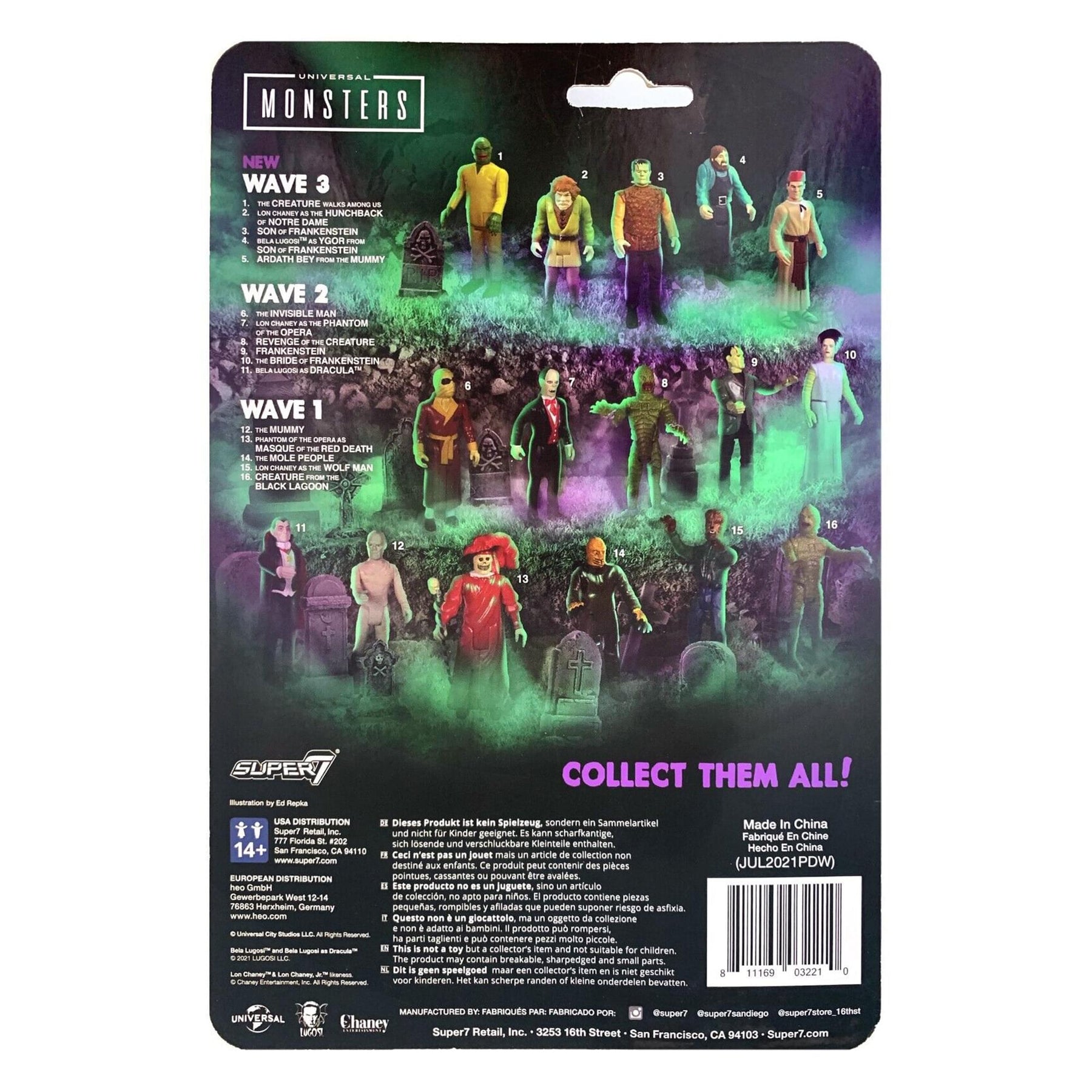 Universal Monsters The Wolf Man 3.75 Inch ReAction Figure