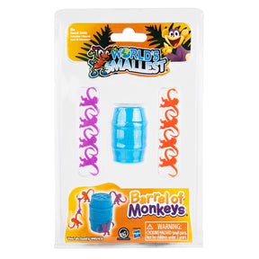 World's Smallest Barrel of Monkeys Game | Blue