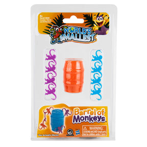 World's Smallest Barrel of Monkeys Game | Orange