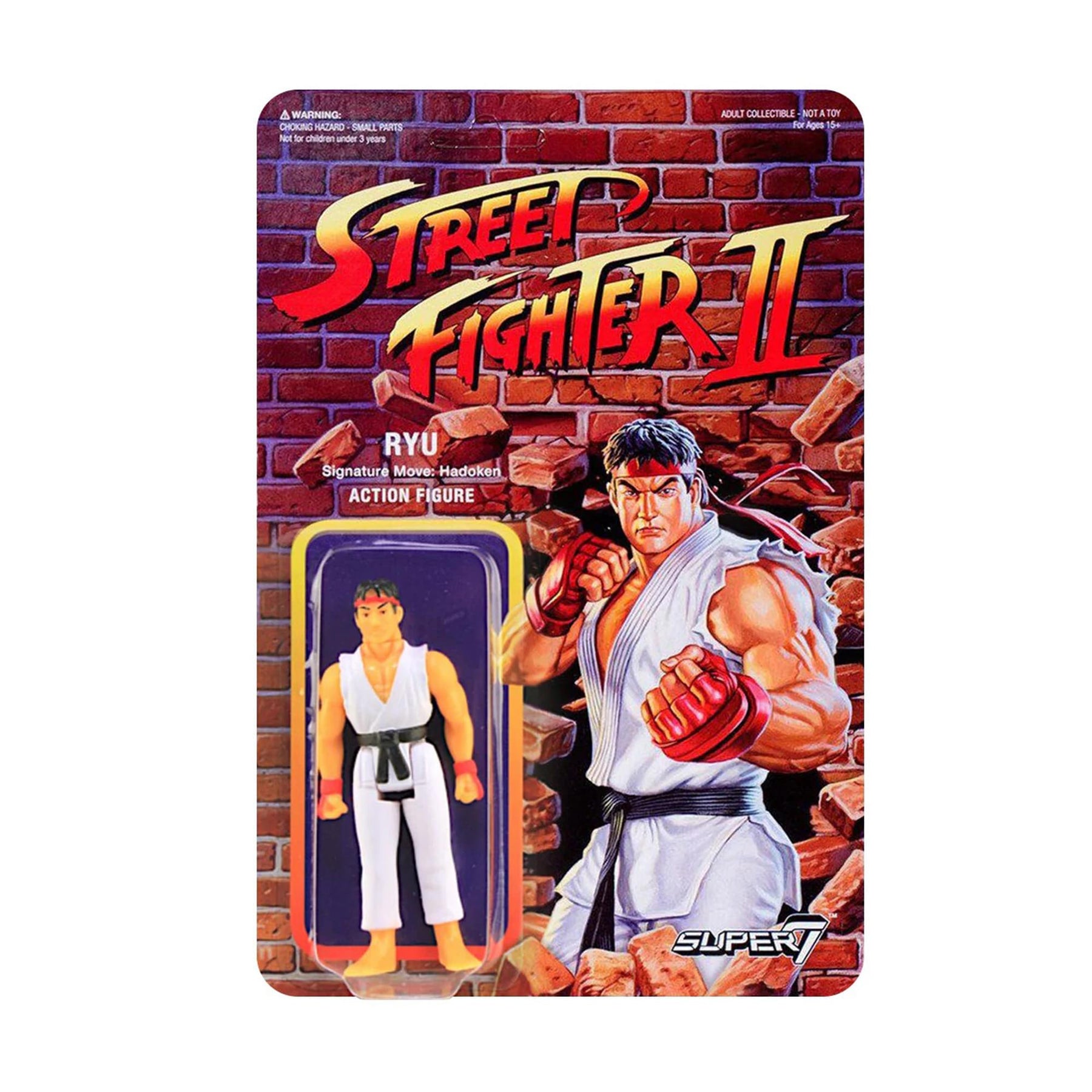 Street Fighter 2 3.75 Inch ReAction Figure | Ryu